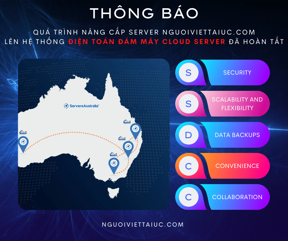 Nâng cấp lên hệ thống lên Điện Toán Đám Mây Cloud Server