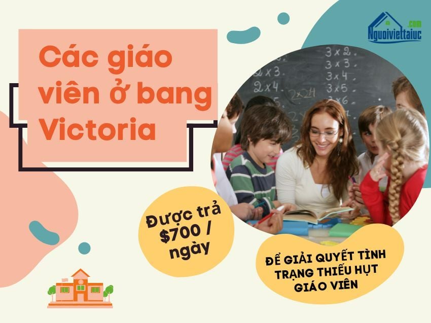 Các giáo viên bang Victoria được trả $700 / ngày