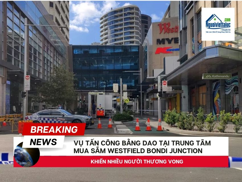 Vụ tấn công bằng dao tại Sydney khiến nhiều người tử vong