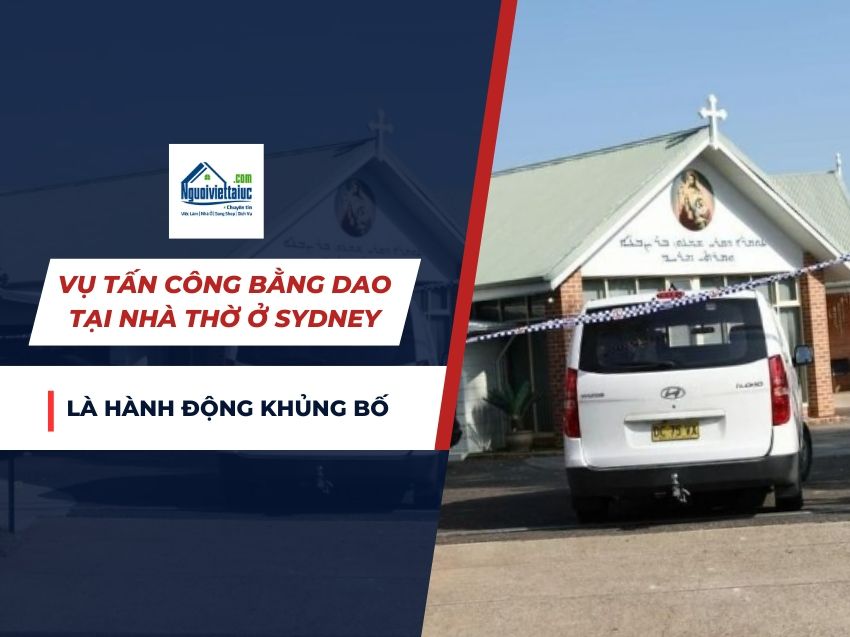 Vụ tấn công bằng dao tại nhà thờ ở Sydney