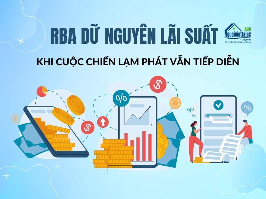 Ngân hàng RBA giữ nguyên lãi suất ở mức 4,35%