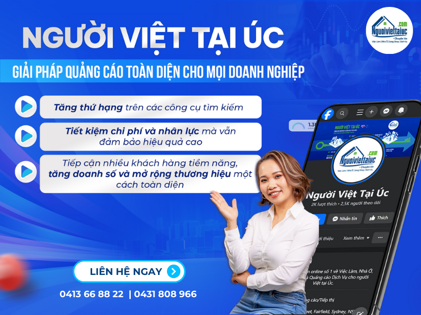 Người Việt Tại Úc - Đơn Vị Quảng Cáo Cho Mọi Doanh Nghiệp