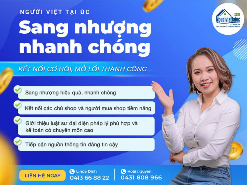 Người Việt Tại Úc - Sang Nhượng Shop Nhanh Chóng Và Hiệu Quả