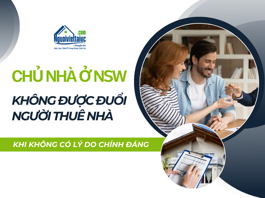 Chủ nhà ở NSW không được đuổi người thuê khi không có lý do