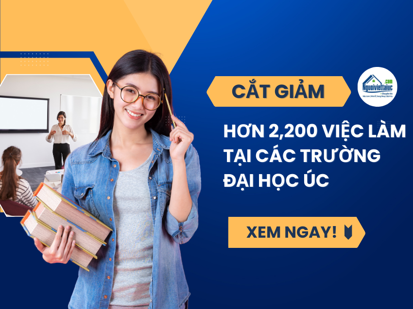 Hàng nghìn việc làm tại các trường đại học Úc có nguy cơ bị cắt giảm