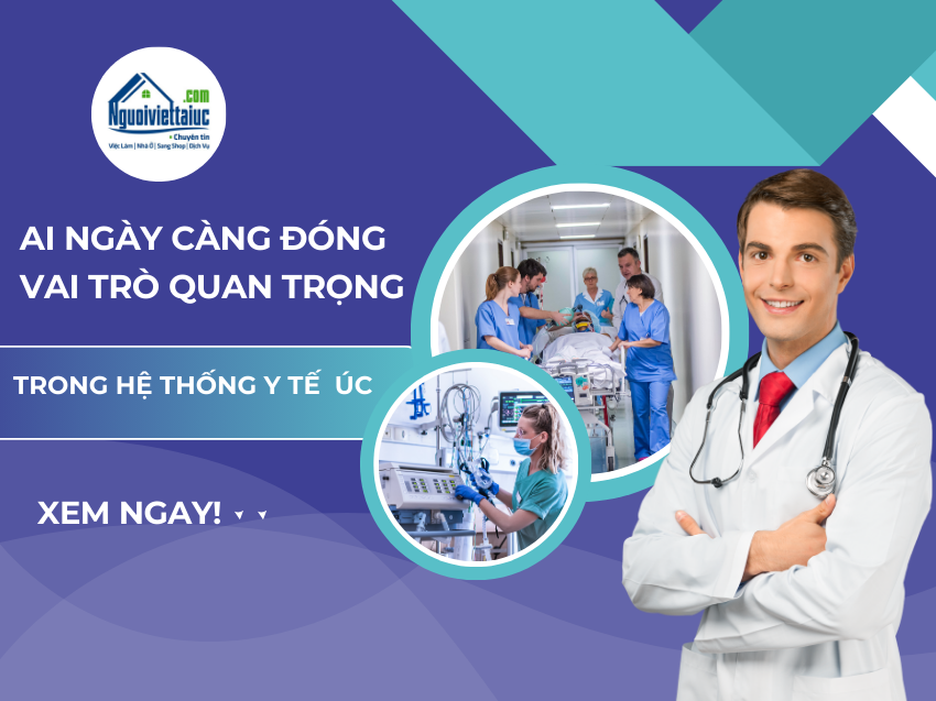 Vai trò ngày càng lớn của AI đối với hệ thống y tế Úc