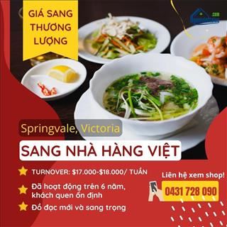 Sang lại nhà hàng Việt thu nhập tốt, vị trí đẹp trong vùng