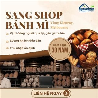 Cần sang shop bánh mì tiềm năng vùng Glenroy, Melbourne