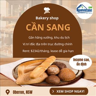 Bakery doanh thu cao ở vị trí đắc địa vùng Oberon, NSW cần sang