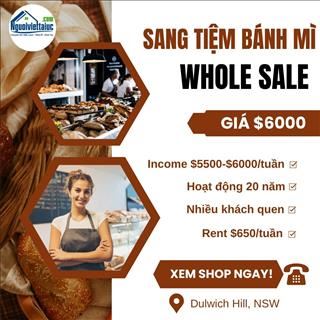 Làm chủ lò bánh mì whole sale chỉ với $6000 vùng Dulwich Hill