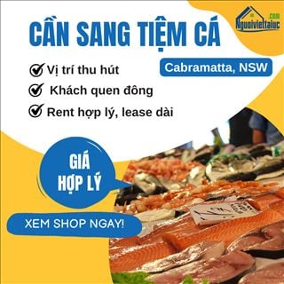 Sang lại tiệm cá khách quen nhiều vùng Cabramatta, NSW