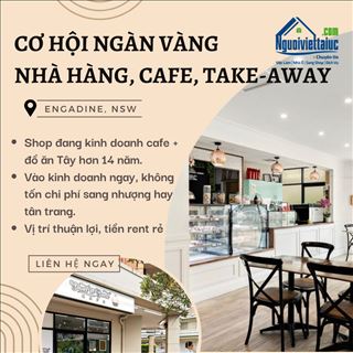 Cần cho thuê lại toàn bộ nhà hàng & cafe vùng Engadine, NSW