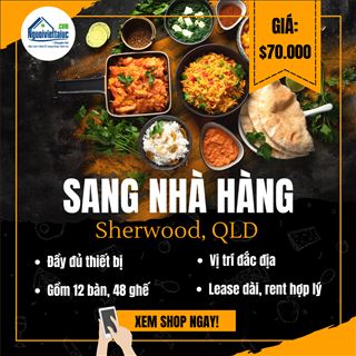Sang nhà hàng mới khai trương, vị trí đắc địa vùng Sherwood, QLD