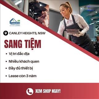 Sang tiệm đông khách lợi nhuận tốt vùng Canley Heights, NSW