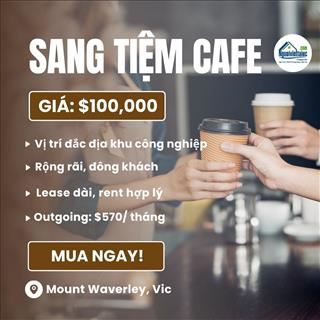 Sang tiệm cafe đông khách, vị trí đắc địa vùng Mount Waverley