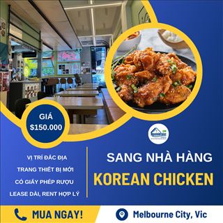 Sang nhà hàng nhiều tiềm năng, vị trí trung tâm Melbourne CBD