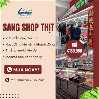 Sang shop thịt doanh thu cao, khách đông ngay trung tâm Melbourne