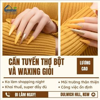 Shop nail cần thợ bột, waxing giỏi vùng Dulwich Hill, NSW