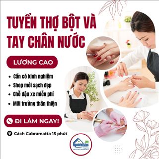 Cần tuyển thợ bột giỏi biết design và thợ tay chân nước - lương cao