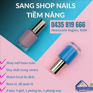 Sang lại shop nail duy nhất trong centre vùng Newcastle